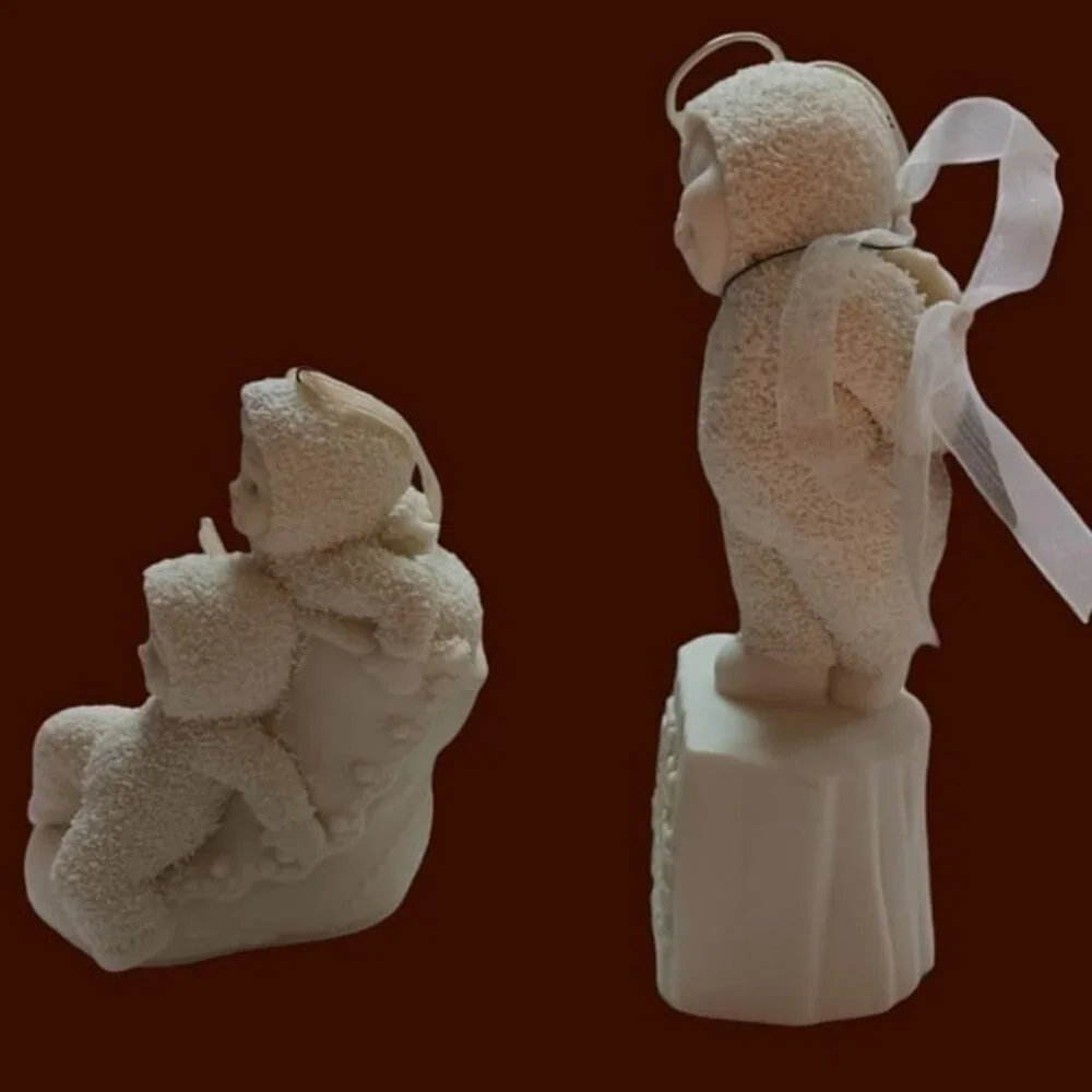 Department 56  snowbabies littles angels figurines lot of 2